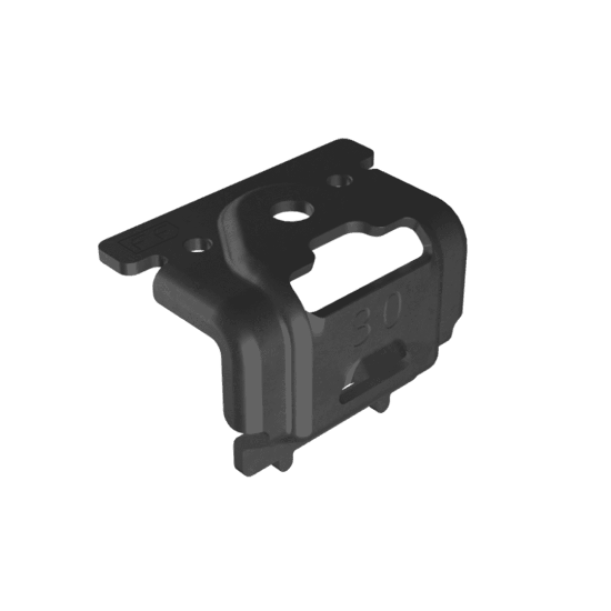 Picture of Esdec FlatFix Fusion End Clamp 30mm - Black Aluminium