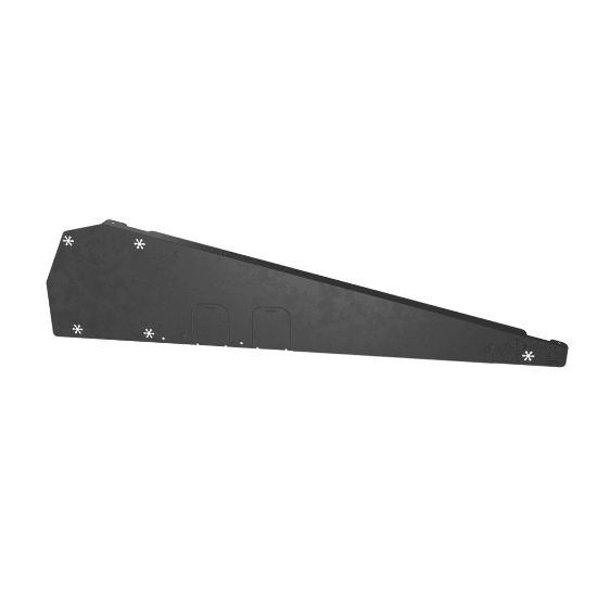 Picture of Esdec FlatFix Fusion Left Wind Deflector - Black (for 1030/1077mm Profile) Picture of Esdec FlatFix Fusion Left Wind Deflector - Black (for 1030/1077mm Profile)
