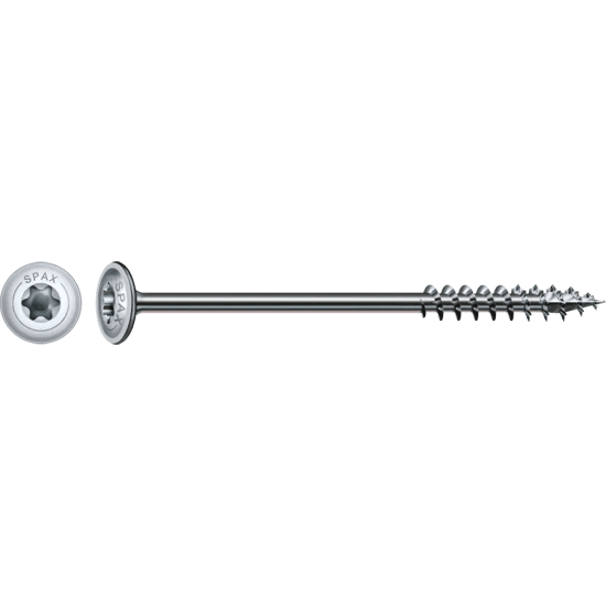Picture of SPAX WIROX T-STAR Washer Head Screw 6.0x80mm Box = 100 Picture of SPAX WIROX T-STAR Washer Head Screw 6.0x80mm Box = 100