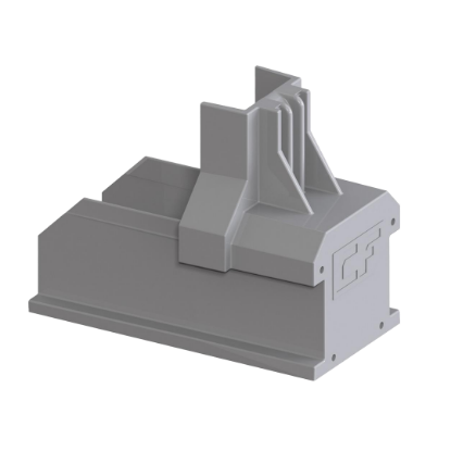 Picture of Esdec ClickFit Evo Grey Rail End Cap - Tool-Free Finish