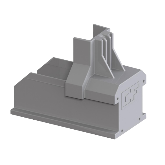 Picture of Esdec ClickFit Evo Mounting Rail End Cap - Grey Picture of Esdec ClickFit Evo Mounting Rail End Cap - Grey