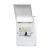 Picture of Whitecliffe Metal EV Consumer Unit - 40A Type A C Curve RCBO + SPD (WMRC40CSP) Picture of Whitecliffe Metal EV Consumer Unit - 40A Type A C Curve RCBO + SPD (WMRC40CSP)