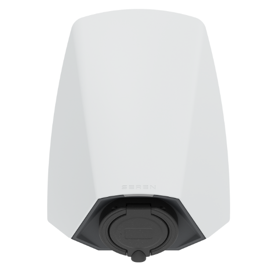 Aurora Seren 7.4kW Type 2 Untethered EV Charger in Polar White